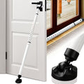Door Security Bar, 18"-46" Adjustable Door Jammer with Large Anti-Slip Rotating Base, 1.3" Heavy Duty Steel Door Brace for Hinged Doors, Sliding Glass Patio Doors, Home, Apartment & Hotel
