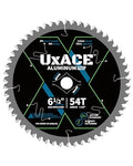 6-1/2-Inch 54-Tooth Circular Saw Blade, 5/8-Inch Arbor, Aluminum, Non-Ferrous Metal Cutting Blade, Carbide Tip, Thin Kerf, for Thin Aluminum, Plastic, Composite - size: 6-1/2", 5/8" Arbor, 54T