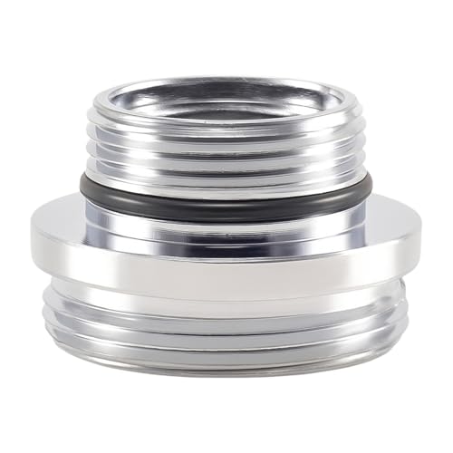 Faucet Aerator Adapter, M16.5 Male to 55/64" Male Adapter(M16.5-M22) - color: Silver, size: M16.5-M22