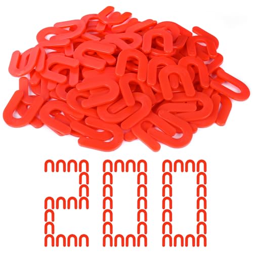 Horseshoe Shims Tile Spacers 1/8 Inch (3mm) 200Pcs U-Shaped Plastic Shims for Tiling Leveling System Floor Wall Ceramic Tile Stone Installation - Black - color: Red, size: 1/8"-200 Pcs