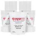 Custom Shop Paint Mixing Cups, 16-Ounce, Box of 36, Plastic Measuring Cups - color: Cups - Pack of 36 + 12 Lids