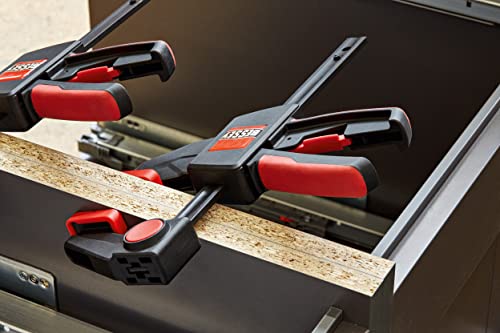 BESSEY EHK SERIES - 300 lb Clamping Force - 36 in - EHKL36 Trigger Clamp- 3.125 in. Throat Depth - Wood Clamps, Tools, & Equipment for Woodworking, Carpentry, Home Improvement, DIY - size: 36 in., style: 300 lb force