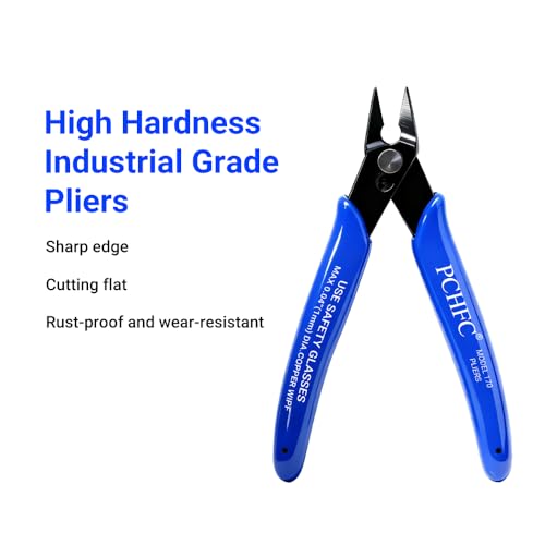 Creativity Blue Flush Cutter Mini Diagonal Cutting Pliers Side Cutter Nippers Wire Cutter