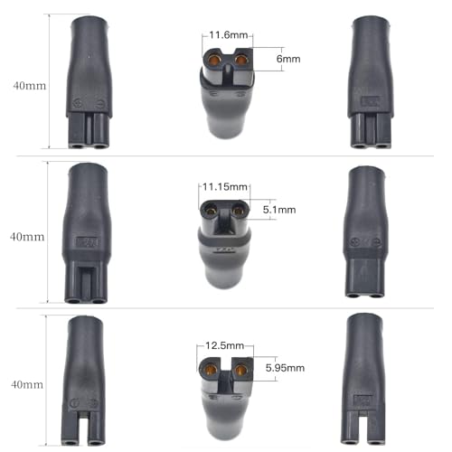 Universal Replacement 7PCS USB 5V Charger Cable, Compatible for Electric Hair Clippers, Beard Trimmers, Shavers, Beauty Instruments, Desk Lamps, Purifiers. (1)