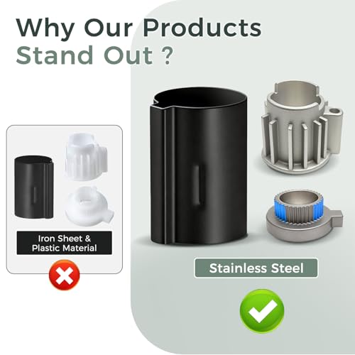Compatible with Moen Stop Tube and Temperature Limit Stop Kit, Matte Black - color: Matte Black