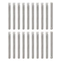 uxcell 3x40mm 304 Stainless Steel Dowel Pins, 50Pcs Knurled Head Flat Chamfered End Dowel Pin, Wood Bunk Bed Shelf Pegs Support Shelves Fasten Elements - size: 3x40mm