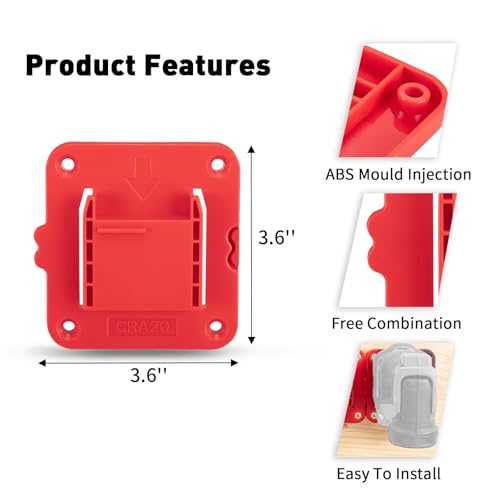Tool Holder Compatible for Craftsman 20V Drill - size: 5 PACK，fit for CMCB204 20V Tool