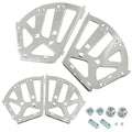 Bivethoi 4 Pcs Shoes Drawer Cabinet Hinges, 3 Layers, Silver - size: 3 Layers(Silver)