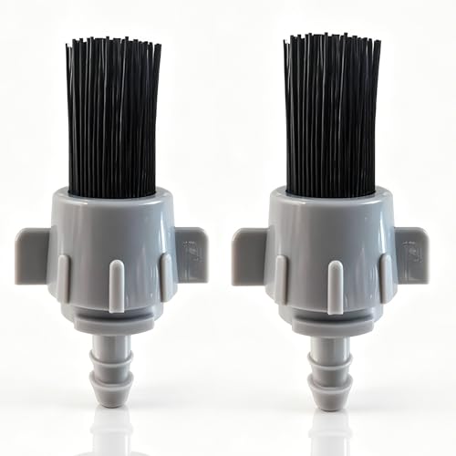 Espresso Machine Cleaning Brush with 36 Inch Silicone Hose Steam Wand Tool - color: 2 PCS replacement brush heads