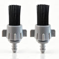 Espresso Machine Cleaning Brush with 36 Inch Silicone Hose Steam Wand Tool - color: 2 PCS replacement brush heads