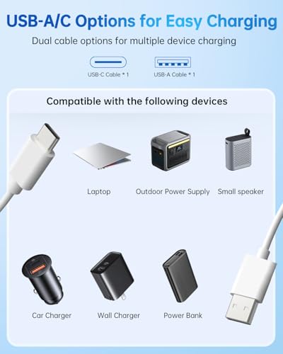 2 Pack 6mm Standing Magnetic Replacement Charger for Rose, USB-A & USB-C - color: White-Rose-12mm