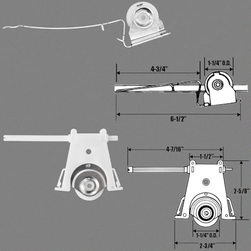 Sliding Screen Door Roller Assembly (Upper & Lower Combo) - style: Upper + Lower Rollers Combo