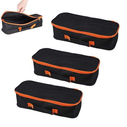 Open Top Tool Tote,Wide Mouth Open Power & Hand Tools Bags Organizer for Men Women (3pack-16 Inch) - size: 16 inch-3pcs