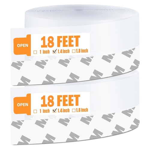36 Ft Weather Stripping Door Seal Strip Tape,Silicone Door Draft Stopper,Self Adhesive Shower Door Bottom Seal and Door Insulation Strip for Door Frame Windows and Glass Gaps (Transparent, 35mm) - size: 1.4 in x 36 ft
