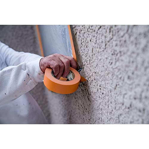 Scotch Heavy Duty Painter's Tape, 4 Rolls, 1.41 in x 60.1 yd, for Use On Vinyl, Carpet, Metal, & Plastic, Indoor & Outdoor Masking Tape, Bonds Aggressively, 3-Day Clean Removal (2020+-36AP4) - size: 1.41" Width, style: 4 rolls