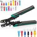 Twidec/Wire Crimper Tool With Stripper Cutter,Multifunctional Crimping Pliers Terminal Pliers For Insulated Electrical Connectors(22-10 AWG) N-060 - style: N-060 AWG26-10