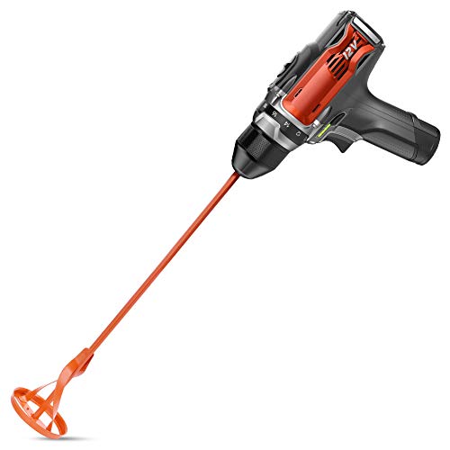 Paint & Mortar Mixer, 16" L, 3" Dia, Style#01 - color: Orange#01
