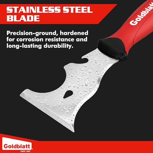 Goldblatt 9-in-1 Paint Scraper Tool, Stainless Steel Putty Knife Scraper