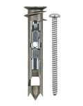 Heavy Duty Drywall Anchors and Screws Kit Including Self-DrillingToggle Anchors & Screws - Durable Zinc Self Drilling Drywall Anchors for Hanging Pictures & More