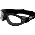 Global Vision Eliminator Dirt Bike Padded Motorcycle Riding Goggles for Men and Women (Black Frame/Smoke Lens) - color: Black Frame/Clear Lens