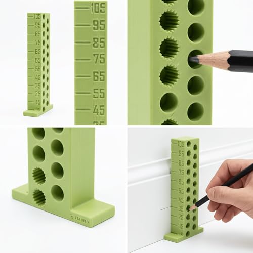 1pc Green Height Marking Gauge 5-105mm Multi Function Line Drawing Locator for Woodworking DIY Dedicated Marking Tool