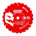 Diablo Demo Demon Framing/Demolition Saw Blade - 7-1/4" x 24-Tooth - size: 7-1/4" Dia x 24T x 5/8" Arbor, style: Framing/Demolition