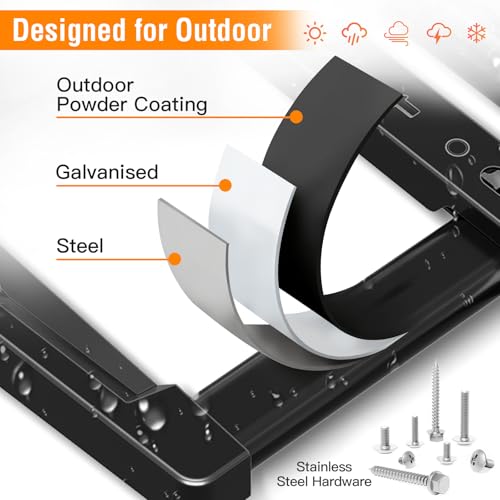 Outdoor TV Wall Mount Waterproof for 42-75 Inch TVs, 37.9" Long Extend Arm - size: Outdoor, Arm 37.9"