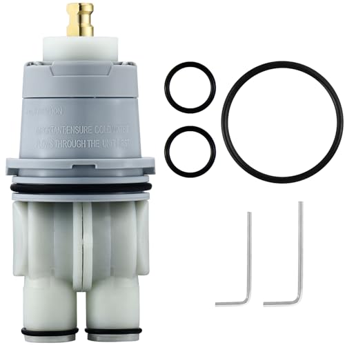 RP46074 Shower Cartridge, Compatible with Delta 13/14 Series Shower Faucet, Replacement Monitor MultiChoice Cartridge, Single Handle Universal Shower Cartridge Repair Assembly with RP22734 Bonnet Nut - style: RP46074