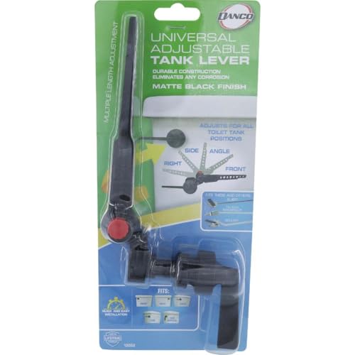 Danco 12052 Toilet Tank Lever, Matte Black - color: Matte Black, style: Straight Handle