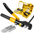 YUZES 10-Ton Hydraulic Crimping Tool, 12 to 2/0 AWG Battery Cable Crimper