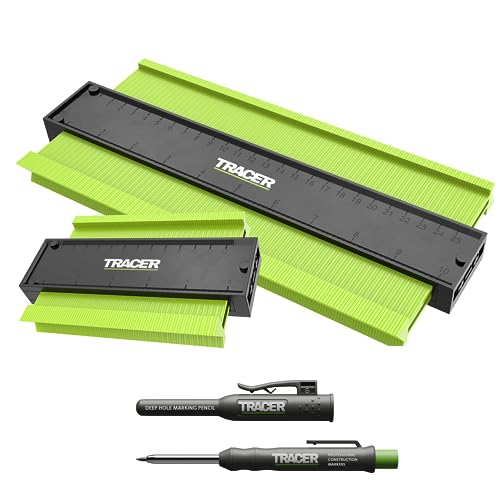 Tracer Contour Gauge Set with Deep Hole Construction Pencil Tool - style: 130mm & 250mm plus Pencil