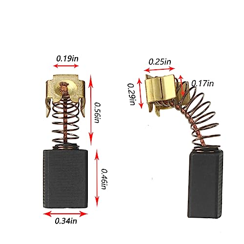 4 Pack CB407 Motor Carbon Brushes Replacement Set For Power Tools