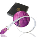 Tape Measure Body Measuring Tape，Medical Body Cloth Tailor Craft Dieting Measuring Tape, Dual Sided Retractable Ruler Colour Printed Soft Tape Measure Retractable - color: Purple Marble 1 pack