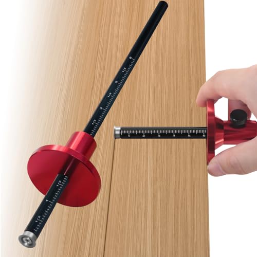 Wheel Marking Gauge, European Style Wheel Marking Gauge Aluminum Alloy Scriber Woodworking Mortise Parallel Scribing Tool Wood Scribe Tool For Carpenter