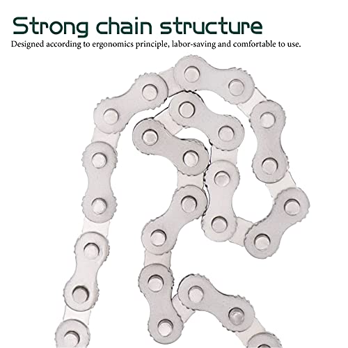 16 Inch Heavy Duty Chain Wrench with 27" Chain for 1.5"-7.5" Diameter Pipe
