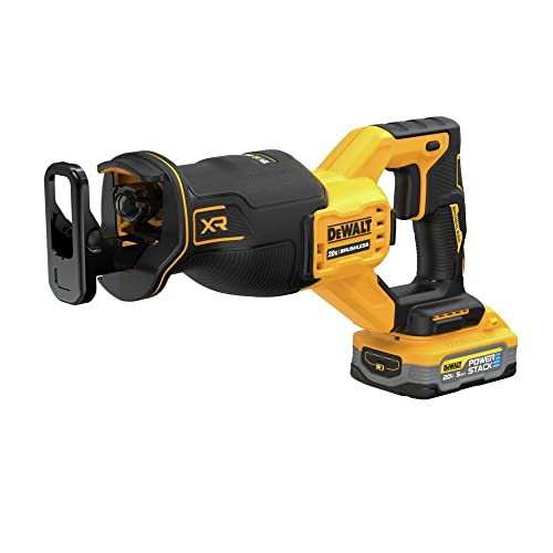 DEWALT 20V MAX Reciprocating Saw, Cordless, Battery and Charger Included (DCS382H1) - style: Kit with 20V 5.0AH Battery