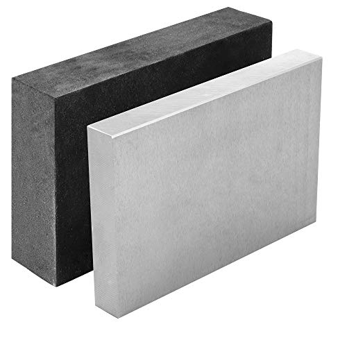 Steel and Rubber Block 2 Pcs Work Bench Blocks 4" x 6"(10cmx15cm) - color: Steel and Rubber Block, size: 4" x 6"