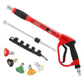 Tool Daily Pressure Washer Gun with 3/8" Swivel Quick Connector, 5000 PSI - size: 40inch-3/8" QC
