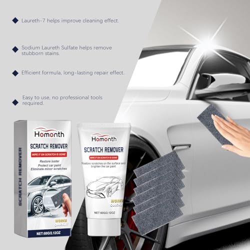Car Scratch Remover with Polishing Pad,2.12oz