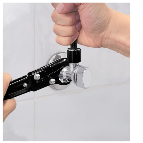Plumbing Tools Dual Kwik Tite Wrench Kit,Angle Stop Wrench, Plumbing Wrench Angle Stop Wrench Kit, Angle-on Wrench Professional Plumber Wrench Tools Compression Angle Stop and Removing the Compression