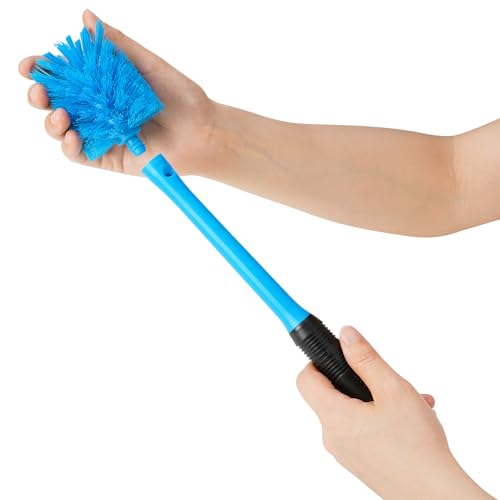 MOSOLAN 2-in-1 Bottle Brush and Straw Cleaner Brush, Breezy Blue, 1 Pack - color: Breezy Blue, size: 1 Count (Pack of 1)