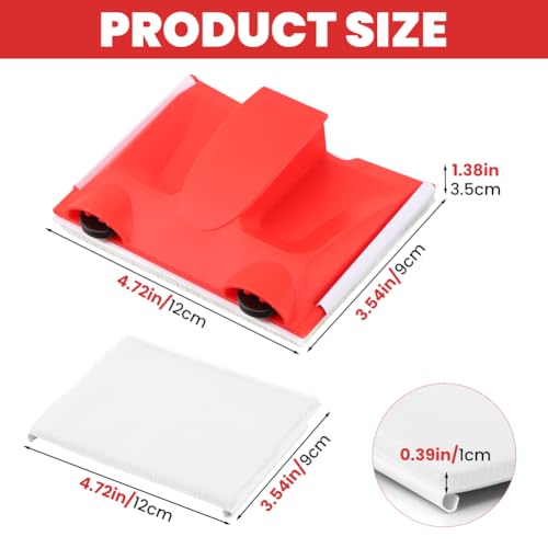 Paint Edger Trimmer with 2pcs Replacement Pad Refills, Corner Walls & Ceilings Paint Pad Applicator, Edge Painting Tool for Walls, Ceilings, Corners, Trims, and Edges FLA-wless Cutting-in