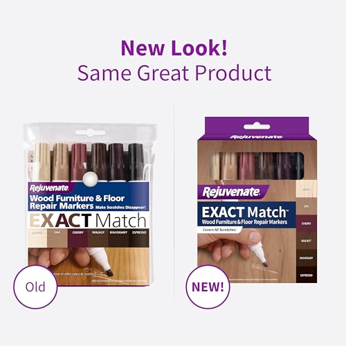 Rejuvenate Exact Match Wood Furniture & Floor Repair Markers 6 Ct, Brown - size: Brown (Pack of 1)