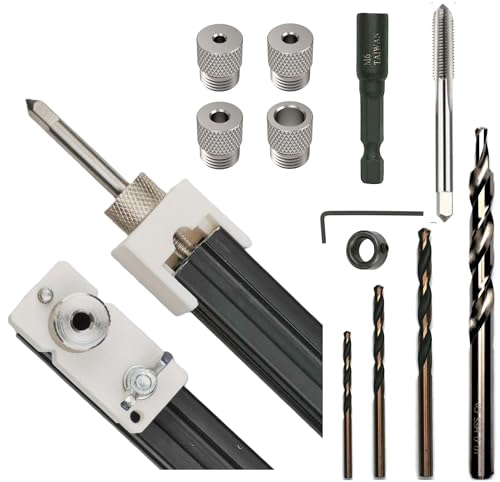 Aluminum Extrusion Drill Guide & Tap Jig Bit Access Hole For 2020 2040 European Aluminum Profile M4 M5 M6 M10 Drill Bushing