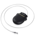 Retractable Cable Lock, 3-Digit Combination Lock with 3ft Steel Cable for Bike, Ski, Snowboard, Scooter, Skateboard & Stroller