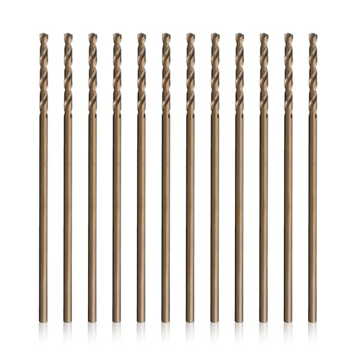 Drill America - GLBCOX121/4P12 1/4" x 12" Cobalt Aircraft Extension Drill Bit (Pack of 12), GLBCO Series - size: 1/4" (Pack of 12), style: 12" Length