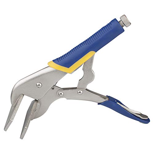 10 inch Locking Pliers/Sheet Metal Clamp,Heavy Duty Sheet Metal Grip Tool,High Carbon Steel Duckbill Pliers Welding Plier