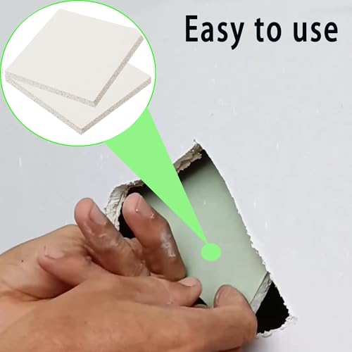 2 Pcs Drywall Repair Panel, Drywall Patch Kit Large Hole, Wall Repair Patch Panel for Drywall,Wall Surface Large Hole Fill Quick and Easy Solution(12'' x 12'' x 1/2 '')