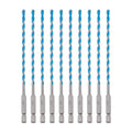 toolant 3/16" Concrete Drill Bit Set & Masonry Drill Bit Set, Shockproof Hex Shank Hammer Drill Bit Set for Glass/Brick/Plastic/Cement/Tile, Industrial Strength Carbide Drill Bit Tip 1/4" Box of 10 - size: 3/16" (10pcs)