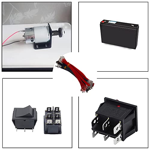 30Pcs Female Spade Crimp Terminal with Insulating Sleeve Quick Connectors Wire Splice Assortment Kit (2.8mm) - size: 2.8mm